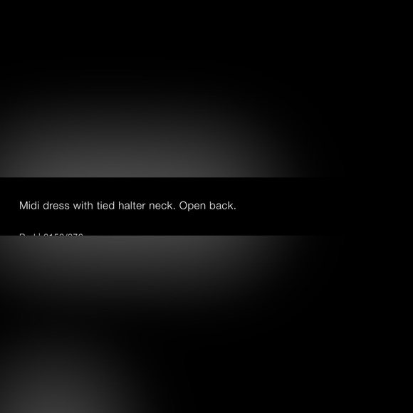 ZARA SATIN EFFECT HALTER SLIP DRESS - Picture 10 of 11